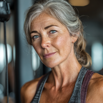 Активні люди похилого віку на тренуванні